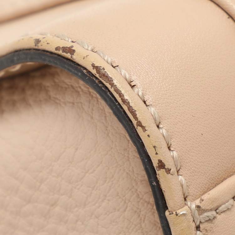 Pre Owned Kate Spade Beige Leather Satchel