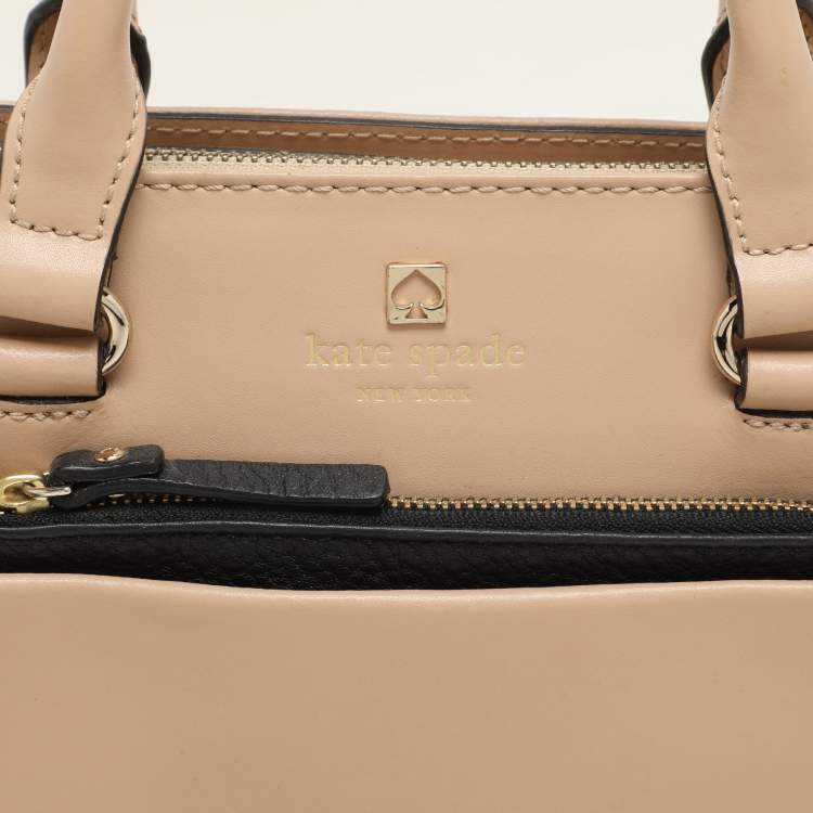 Pre Owned Kate Spade Beige Leather Satchel