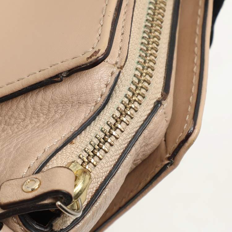 Pre Owned Kate Spade Beige Leather Satchel