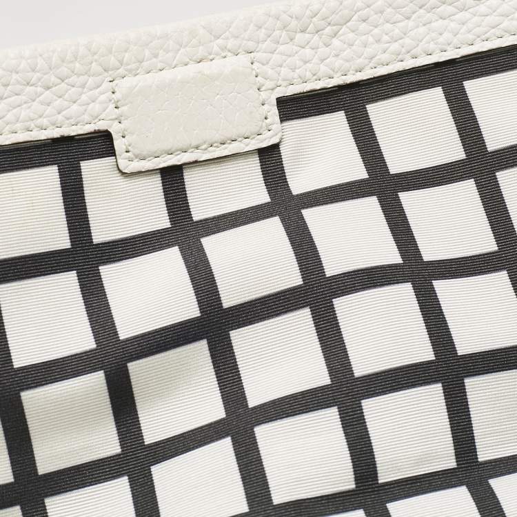 Pre Owned Kate Spade White Leather Holden Street Leslie Satchel