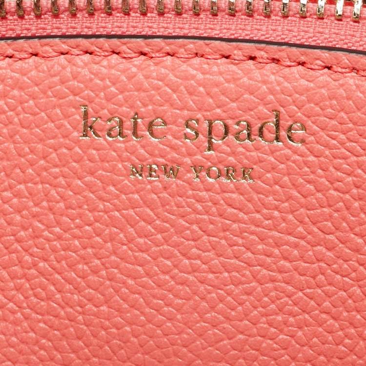 Pre Owned Kate Spade Pink Leather Mini Margaux Satchel