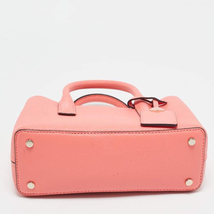 Pre Owned Kate Spade Pink Leather Mini Margaux Satchel