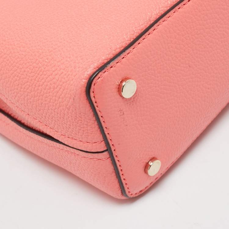 Pre Owned Kate Spade Pink Leather Mini Margaux Satchel