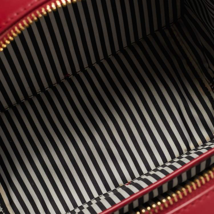 Pre Owned Kate Spade Red Leather Yours Truly Mailbox Top Handle Bag