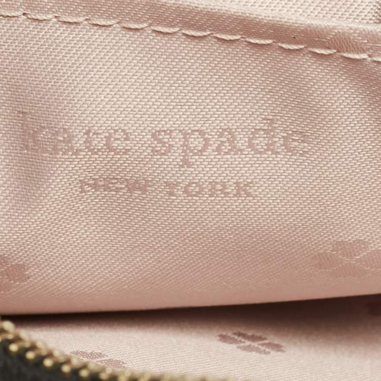Pre Owned Kate Spade Black Quilted Leather Mini Polly Backpack