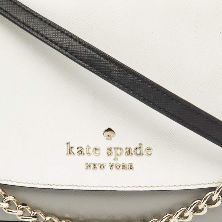 Pre Owned Kate Spade Tricolor Leather Carson Shoulder Bag