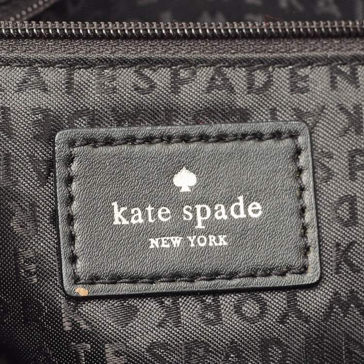 Pre Owned Kate Spade Black Patent Leather Greer Crossbody Bag