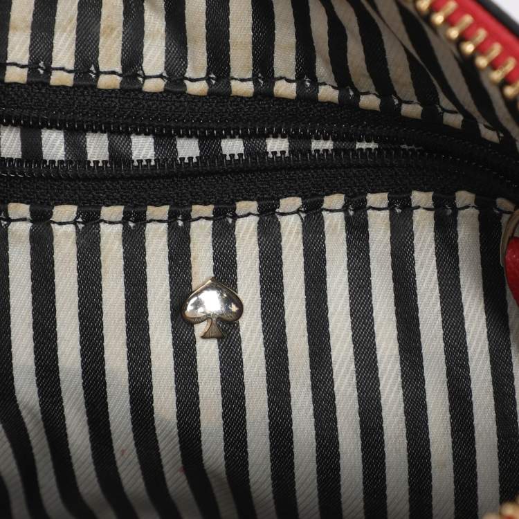Pre Owned Kate Spade Red Leather Cameron Street Hilli Crossbody Bag