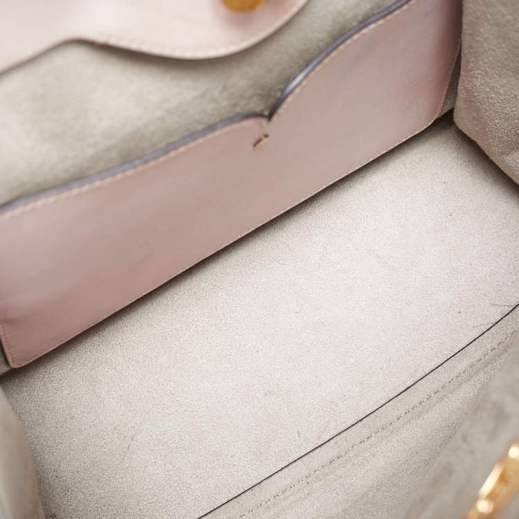 Pre Owned Kate Spade Multicolor Leather Medium Romy Intarsia Top Handle Bag