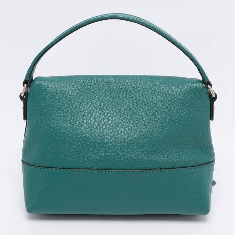 Pre Owned Kate Spade Green Leather Shoulder Bag