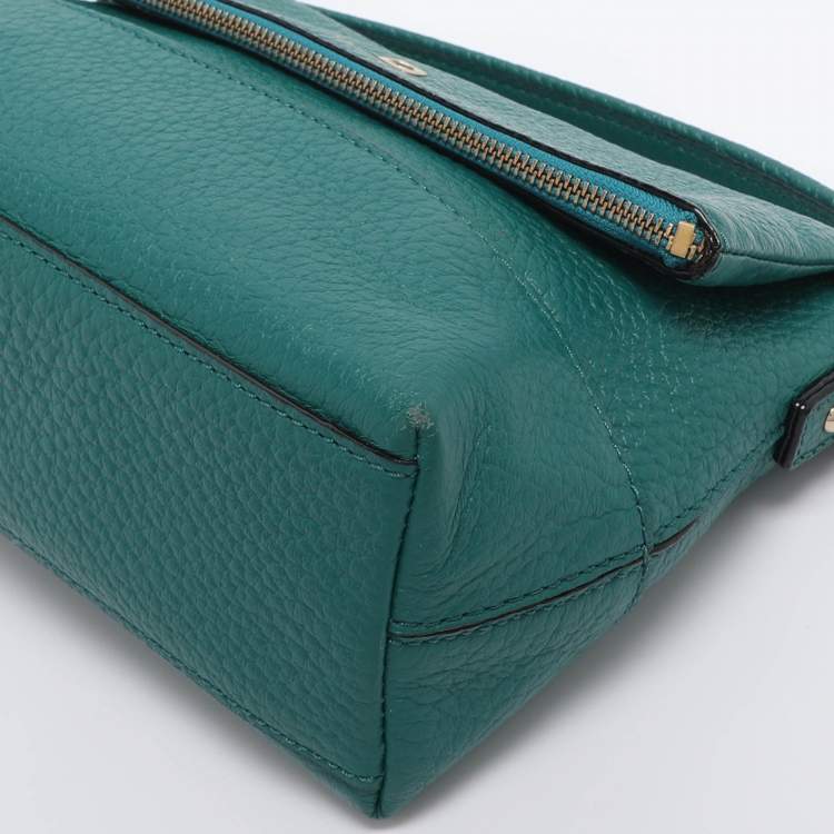 Pre Owned Kate Spade Green Leather Shoulder Bag