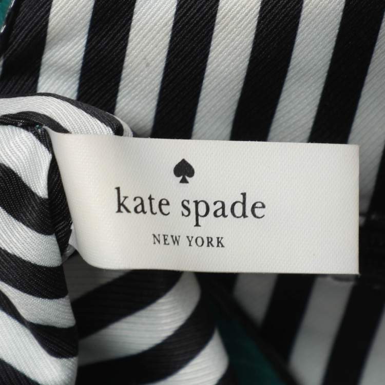 Pre Owned Kate Spade Green Leather Shoulder Bag