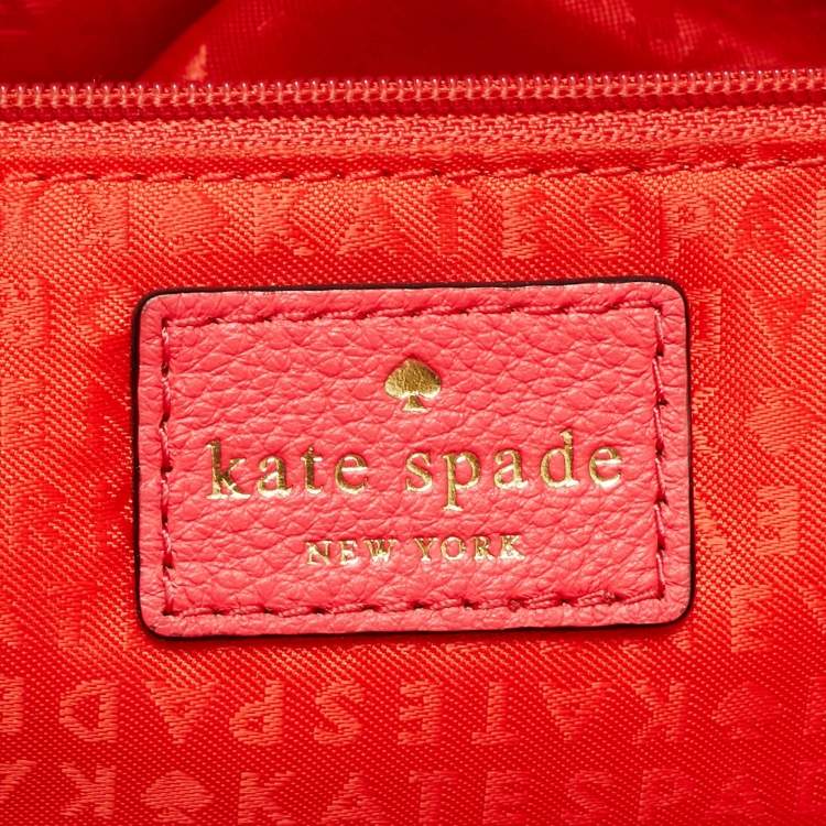 مملوكة مسبقًا Kate Spade Pink/Beige Leather Wesley Palace Johanna Tote