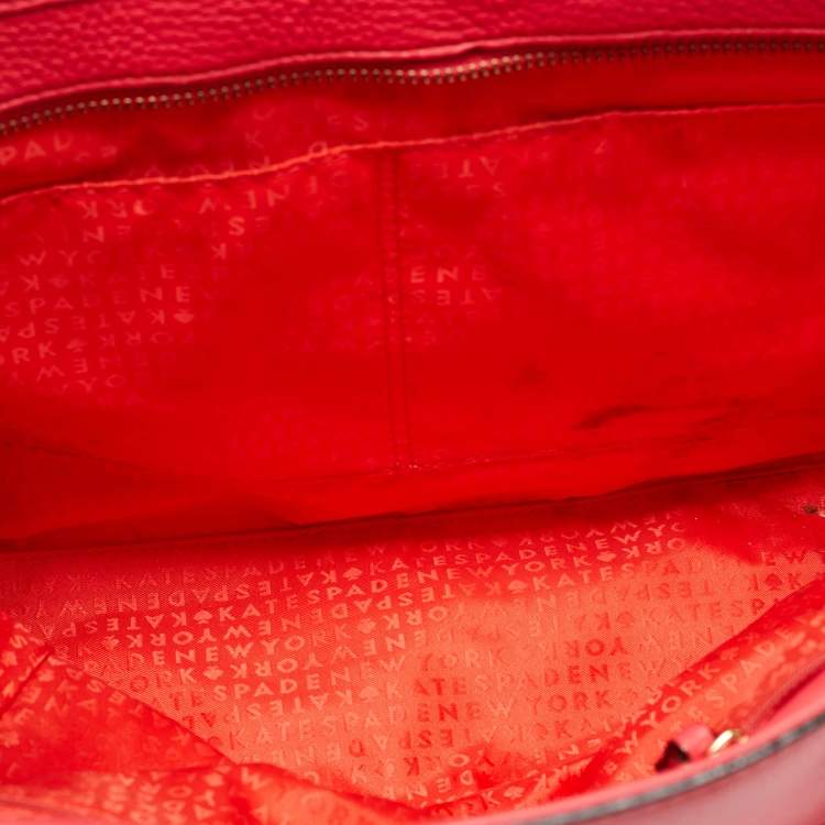 مملوكة مسبقًا Kate Spade Pink/Beige Leather Wesley Palace Johanna Tote