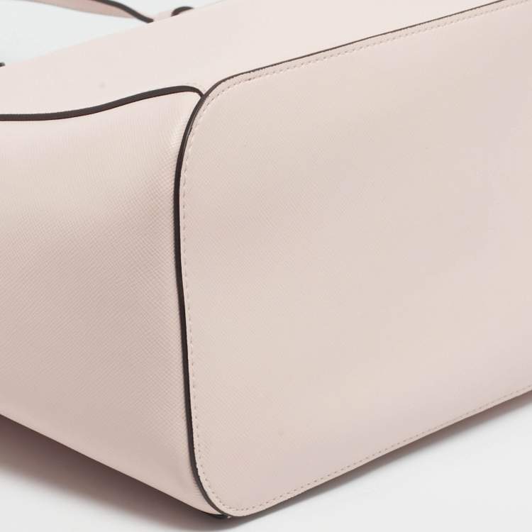Pre Owned Kate Spade Pink Leather Shopper Tote