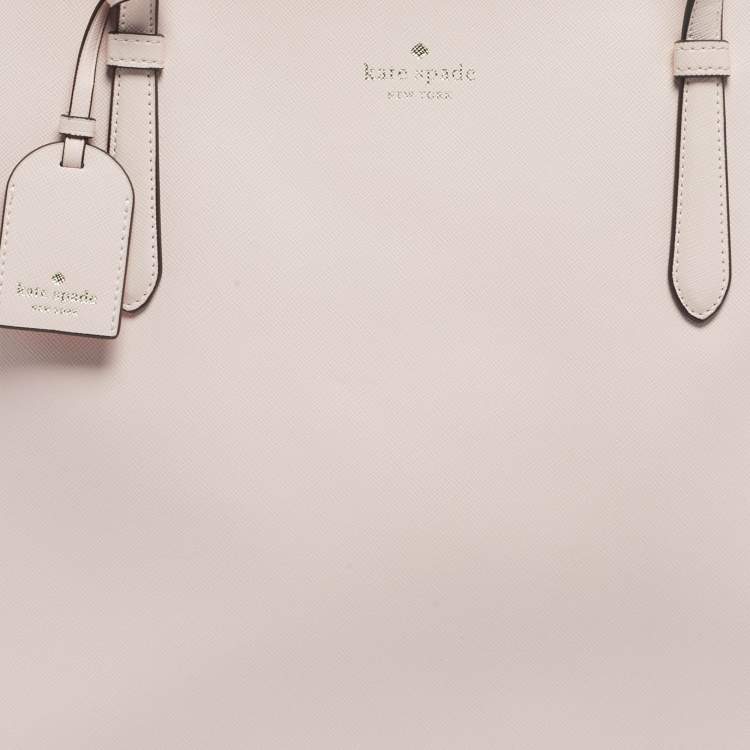 Pre Owned Kate Spade Pink Leather Shopper Tote