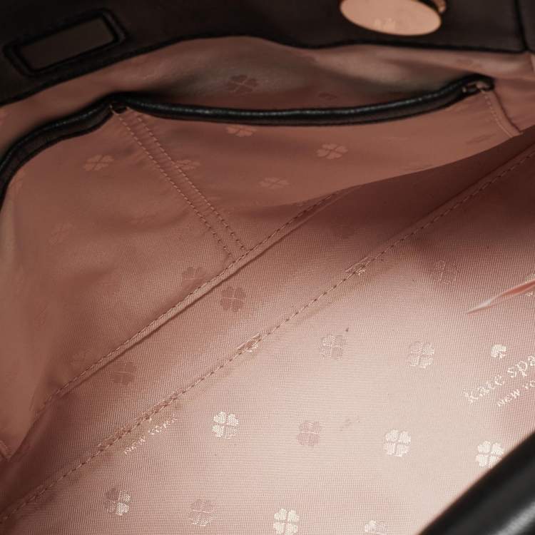 Pre Owned Kate Spade Black Quilted Leather Amelia Tote