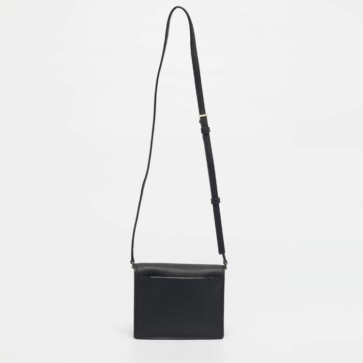 Pre Owned Kate Spade Black Leather Cameron Street Dody Crossbody Bag