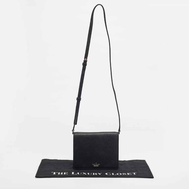 Pre Owned Kate Spade Black Leather Cameron Street Dody Crossbody Bag