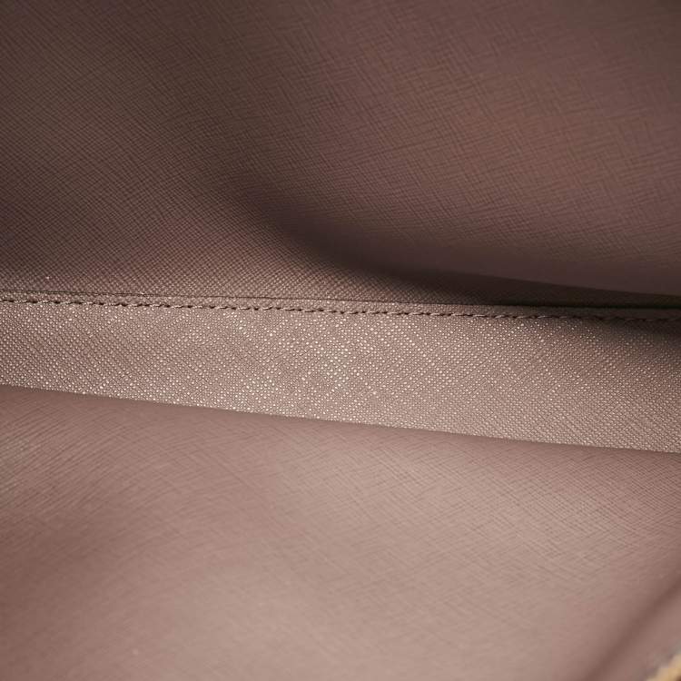 Pre Owned Kate Spade Light Pink Leather Medium Eva Tote
