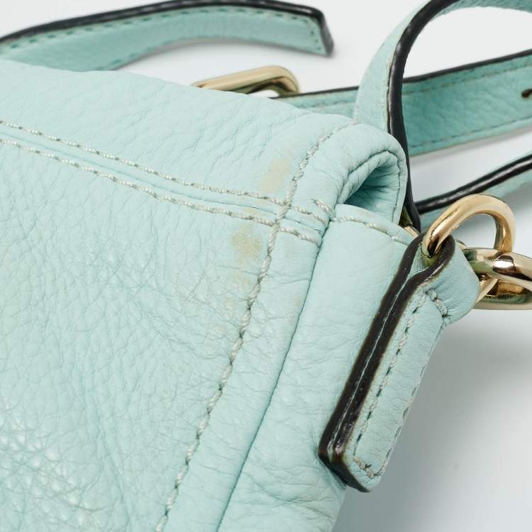 Pre Owned Kate Spade Light Green Leather Cobble Hill Clarke Crossbody Bag