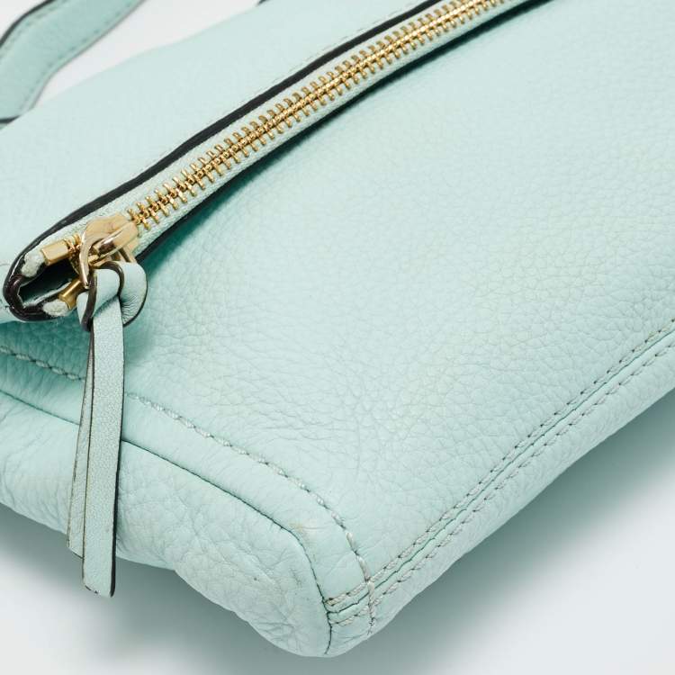 Pre Owned Kate Spade Light Green Leather Cobble Hill Clarke Crossbody Bag