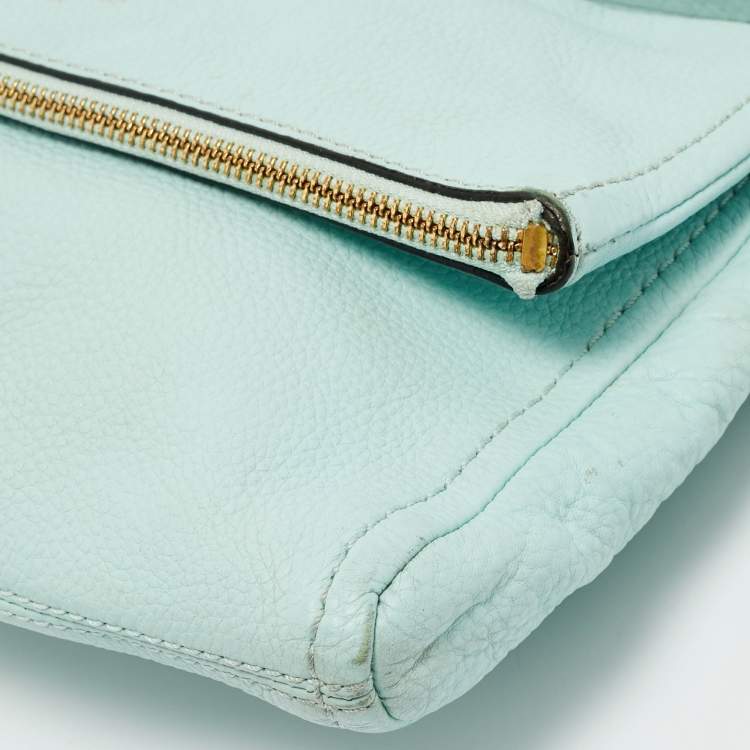 Pre Owned Kate Spade Light Green Leather Cobble Hill Clarke Crossbody Bag