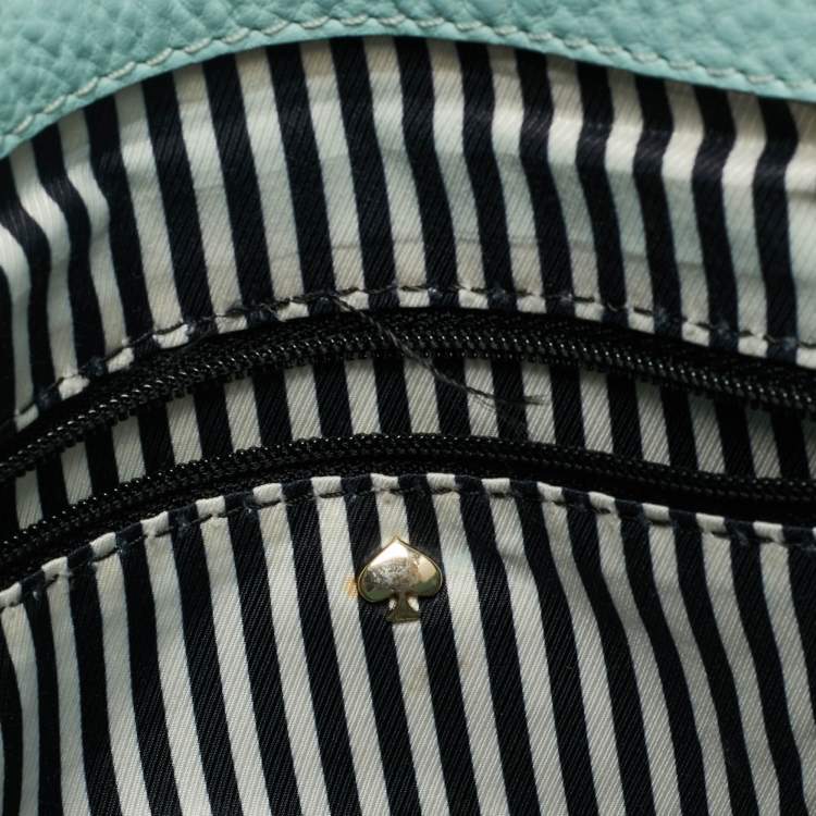 Pre Owned Kate Spade Light Green Leather Cobble Hill Clarke Crossbody Bag