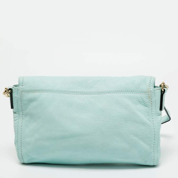 Pre Owned Kate Spade Light Green Leather Cobble Hill Clarke Crossbody Bag