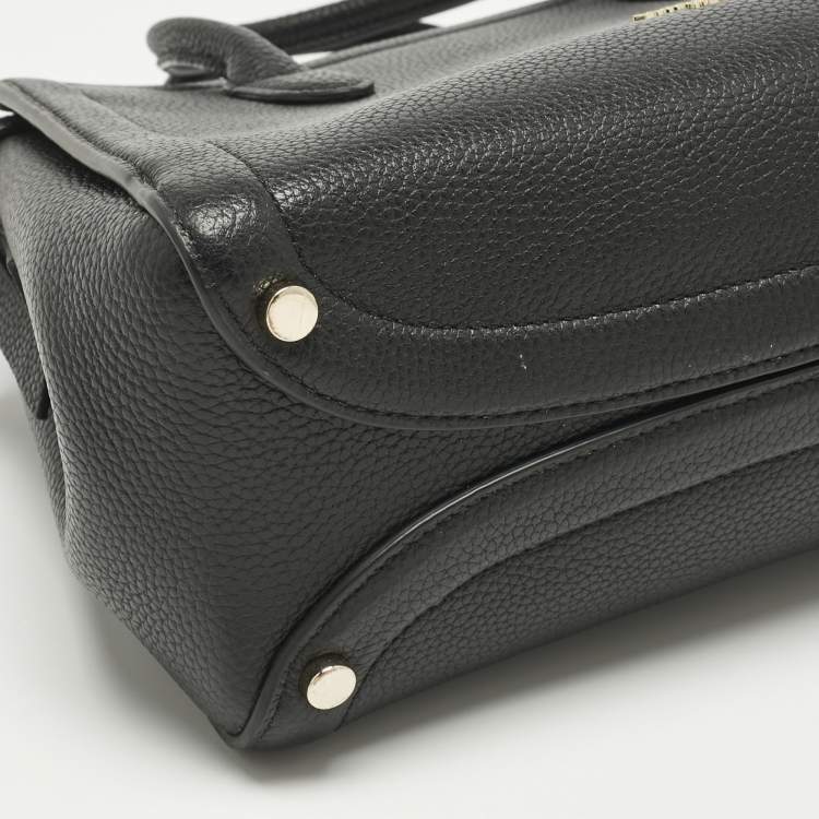 Pre Owned Kate Spade Black Leather Knott Satchel