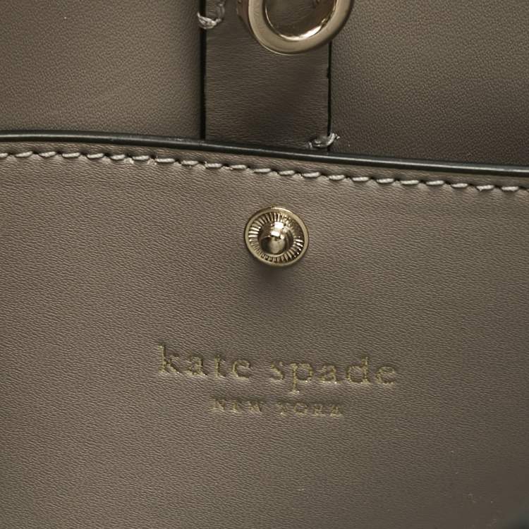Pre Owned Kate Spade Black Leather Knott Satchel