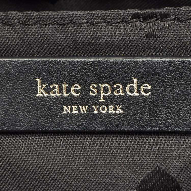 Pre Owned Kate Spade Black Quilted Leather Emelyn Shoulder Bag