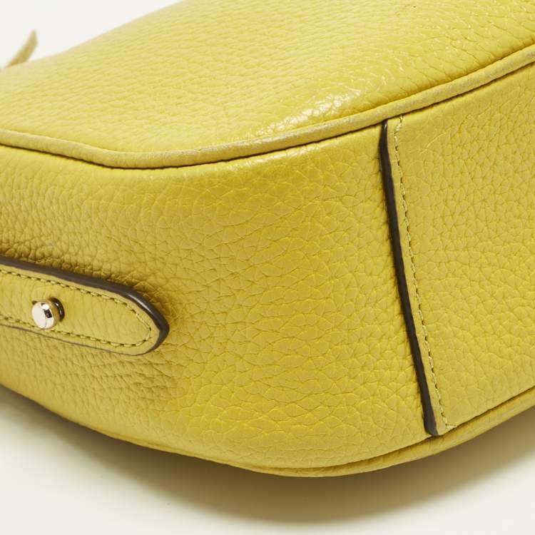 Pre Owned Kate Spade Green Leather Kourtney Camera Crossbody Bag