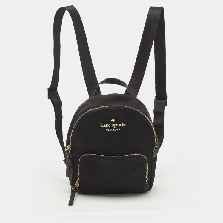 Pre Owned Kate Spade Black Nylon Watson Lane Hartley Backpack