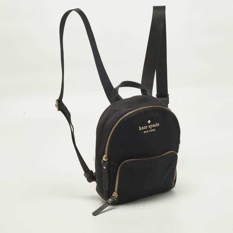 Pre Owned Kate Spade Black Nylon Watson Lane Hartley Backpack