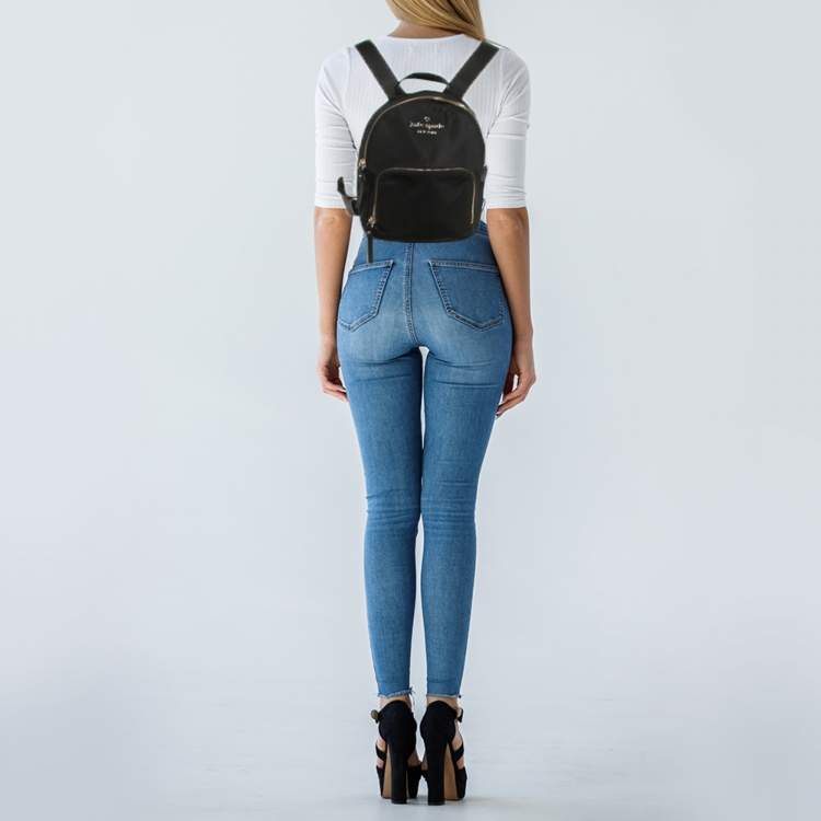 Pre Owned Kate Spade Black Nylon Watson Lane Hartley Backpack