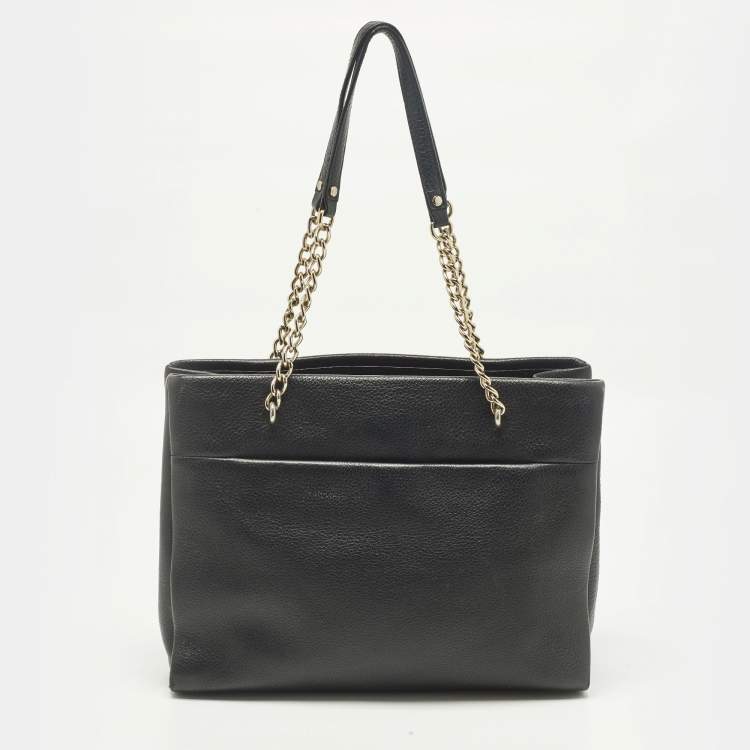 Pre Owned Kate Spade Emerson Place Phoebe Black Leather Tote