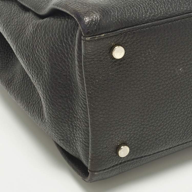 Pre Owned Kate Spade Emerson Place Phoebe Black Leather Tote