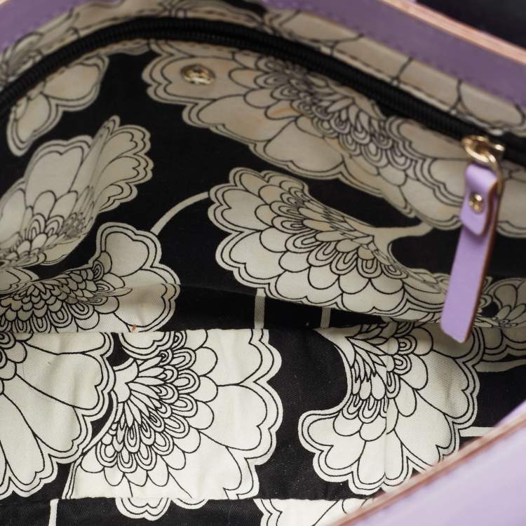 Pre Owned Kate Spade New Bond Street Sawyer Lilac Leather Hobo