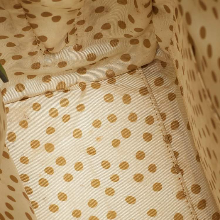 Pre Owned Kate Spade Wellesley Alessa Green Leather Satchel