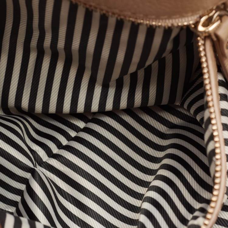 Pre Owned Kate Spade Lombard Street Neve Peach Leather Tote