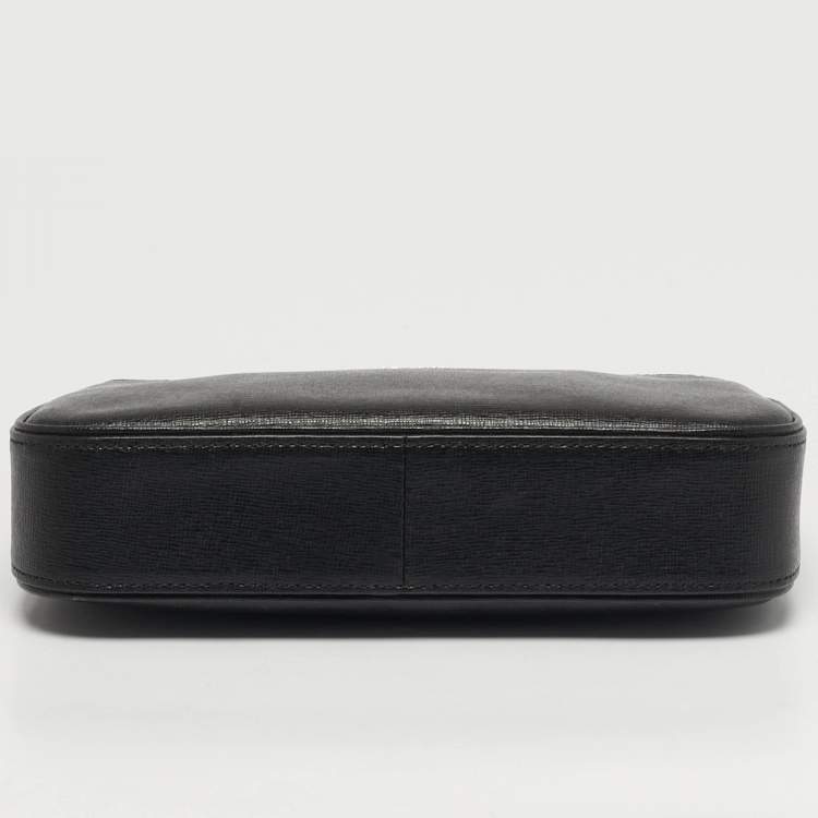 Pre Owned Kate Spade Morgan Black Saffiano Leather East West Shoulder Bag