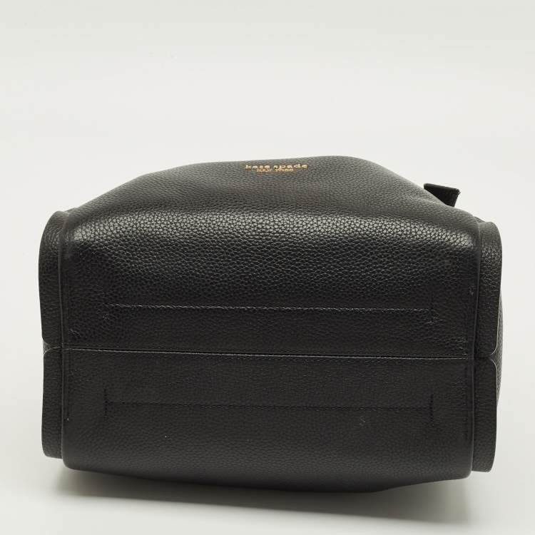 مملوكة مسبقًا Kate Spade Knott Medium Black Leather Crossbody Tote