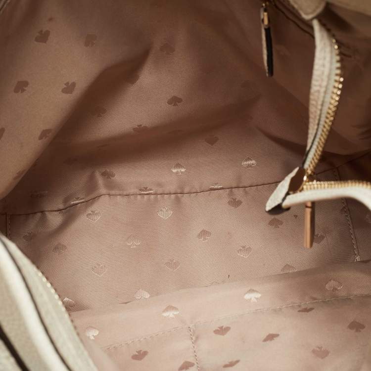 مملوكة مسبقًا Kate Spade Lexy Off White Leather Hobo