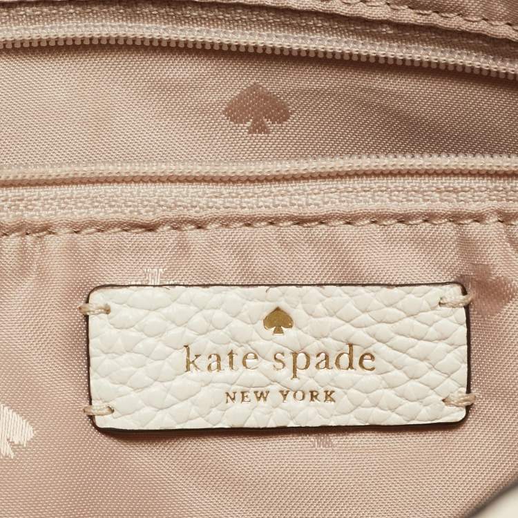 مملوكة مسبقًا Kate Spade Lexy Off White Leather Hobo