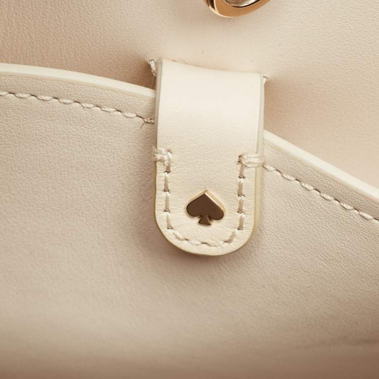 Pre Owned Kate Spade Knott Orange Leather Satchel