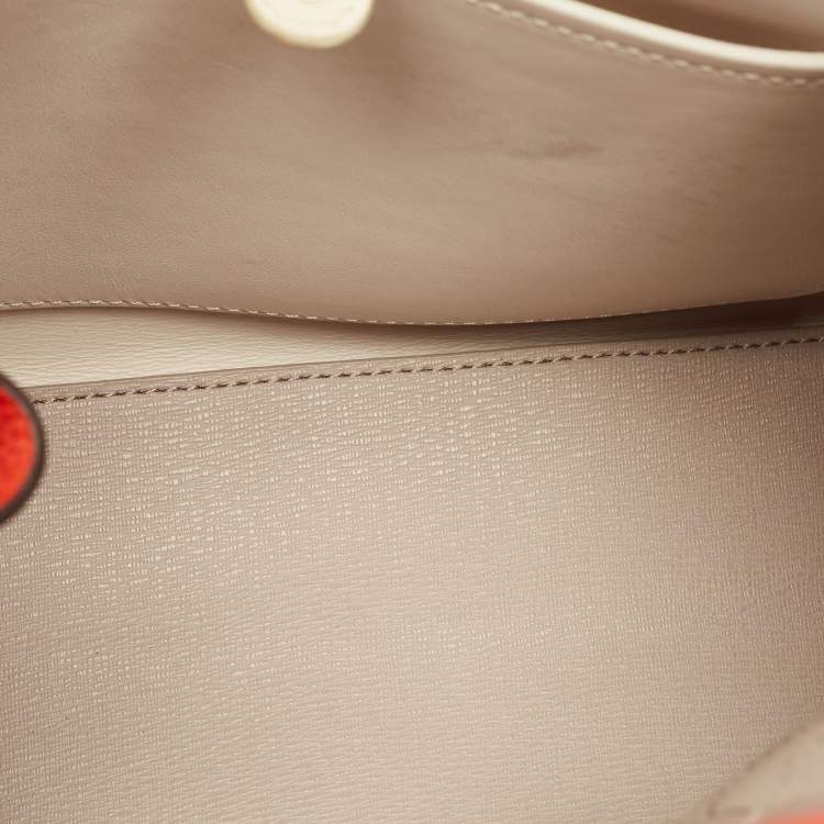 Pre Owned Kate Spade Knott Orange Leather Satchel