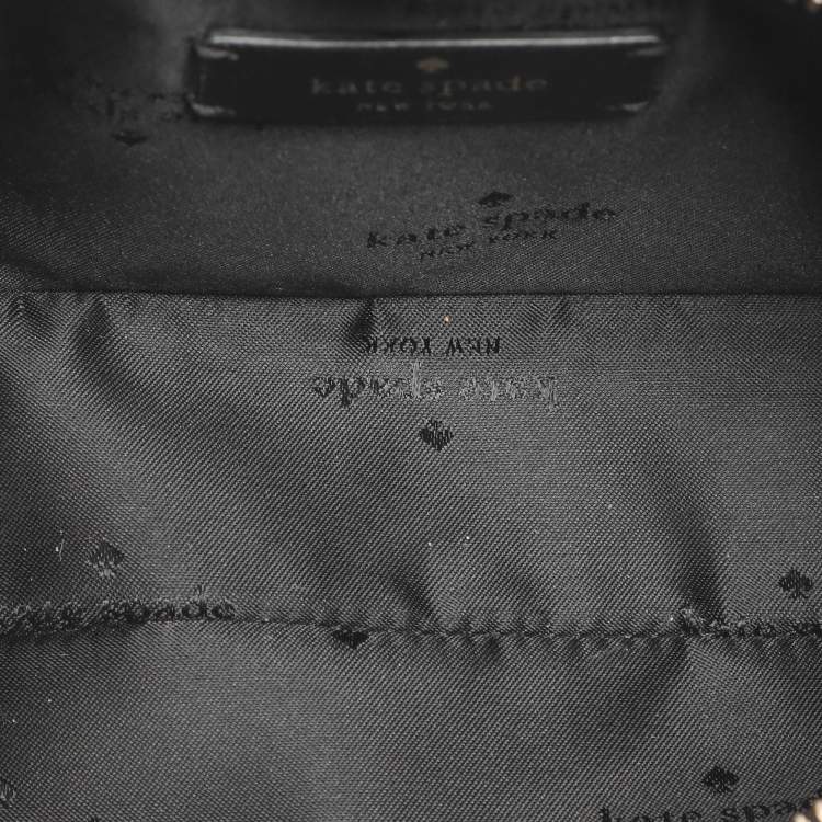 Pre Owned Kate Spade Reegan Small Black Leather Shoulder Bag