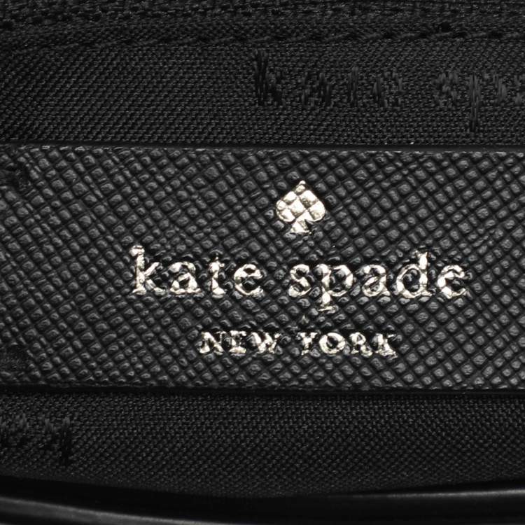 Pre Owned Kate Spade Reegan Small Black Leather Shoulder Bag