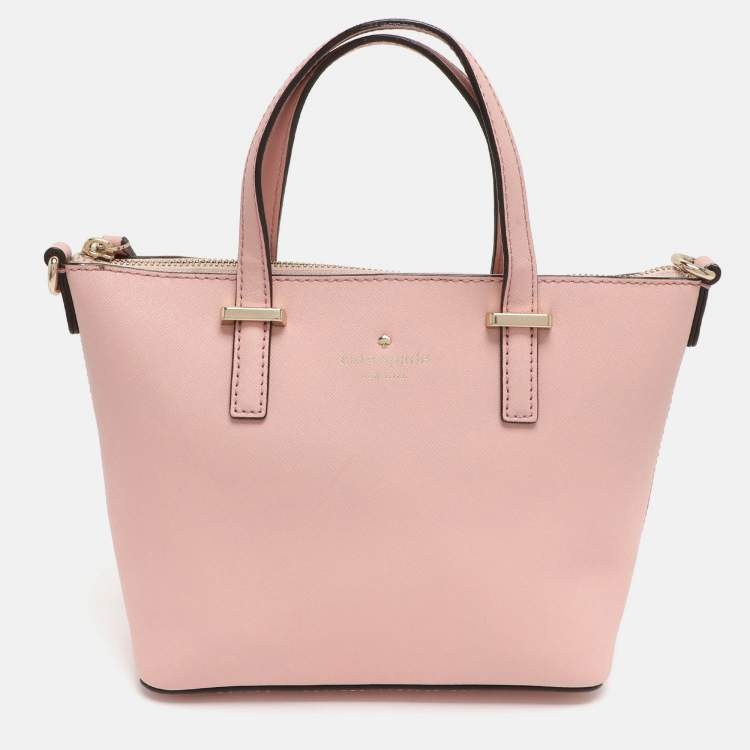 Pre Owned Kate Spade Cedar Street Harmony Pink Leather Tote